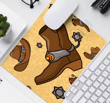 Podkładka pod mysz gamingowa w stylu westernowym - TenStickers