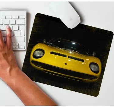Podkładka pod mysz gamingowa widok z przodu lamborghini - TenStickers