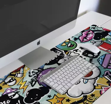 Podkładka pod mysz gamingowa winylowa - TenStickers