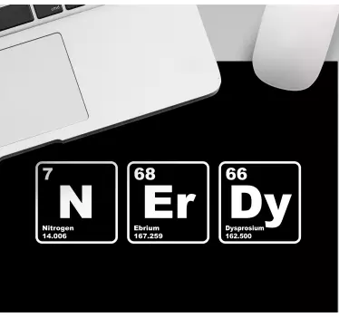 Podkładka pod mysz gamingowa z symbolami chemicznymi - TenStickers
