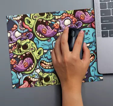 Podkładka pod mysz gamingowa zombie - TenStickers