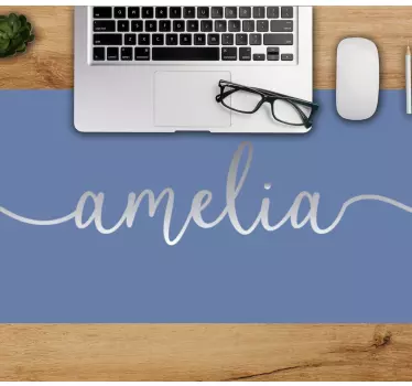 Podkładka pod mysz z imieniem motyw minimalistyczny - TenStickers