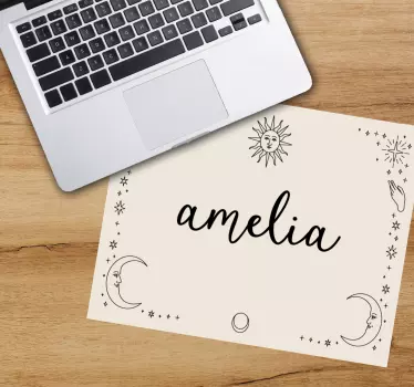 Podkładka pod mysz z imieniem personalizacja nieba - TenStickers