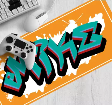 Podkładka pod mysz z imieniem w stylu graffiti - TenStickers