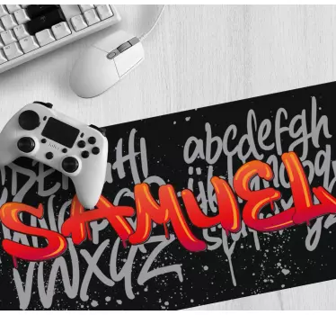 Podkładka pod mysz z imieniem w unikalnej typografii - TenStickers