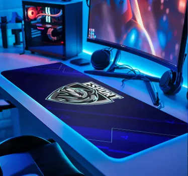 Podkładka pod mysz gamingowa twoje logo e-sports - TenStickers