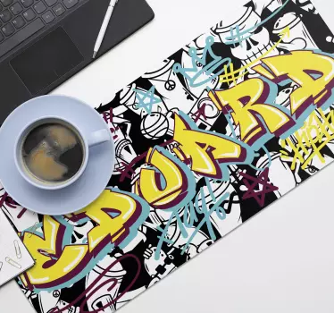 Podkładka pod myszkę z graffiti personalizowana - TenStickers