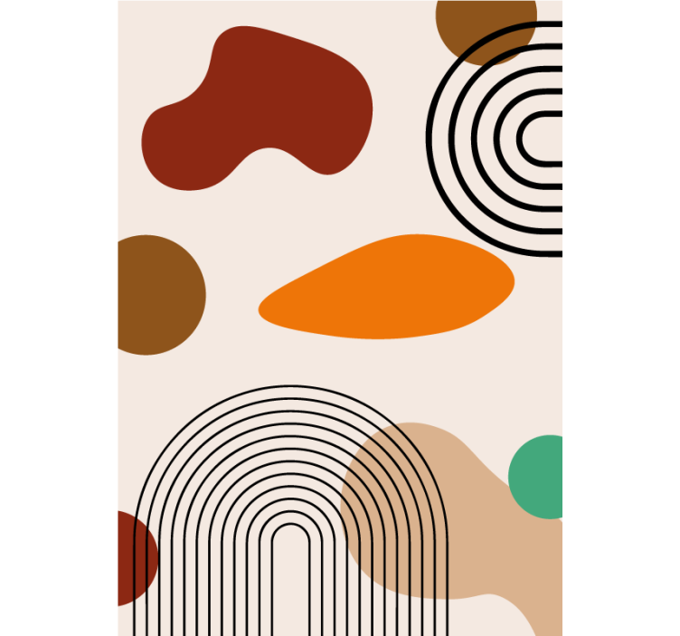 Roleta do łazienki łuki boho - TenStickers