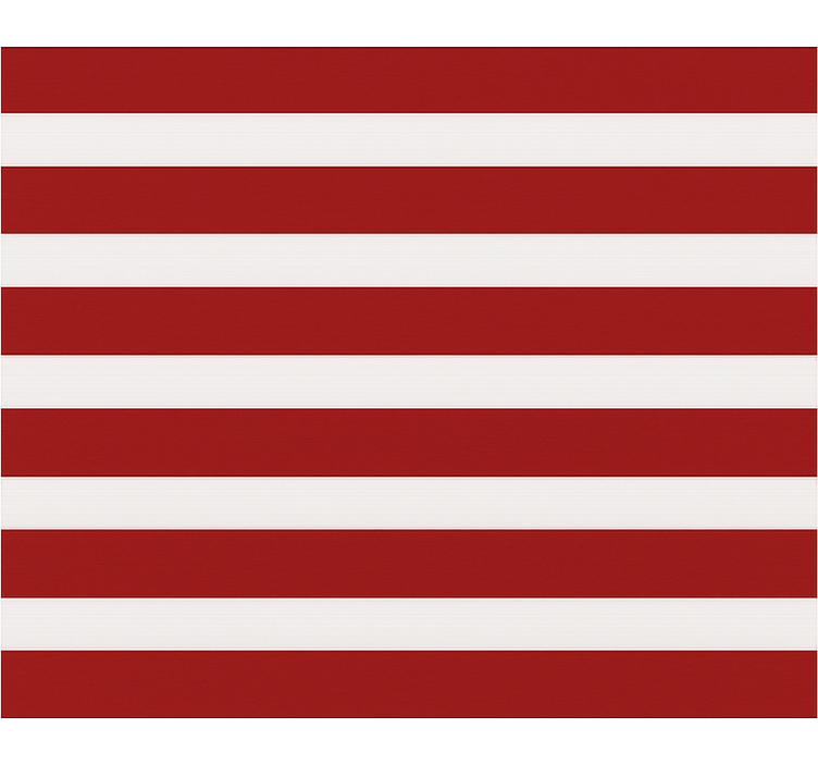 Roleta dla dzieci czerwone poziome paski - TenStickers