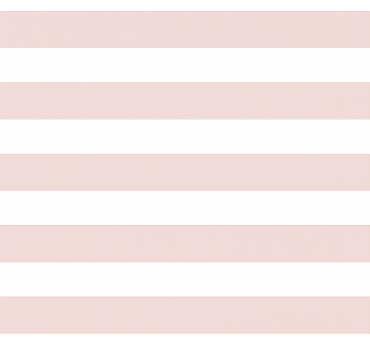 Roleta dla dzieci białe i różowe paski - TenStickers