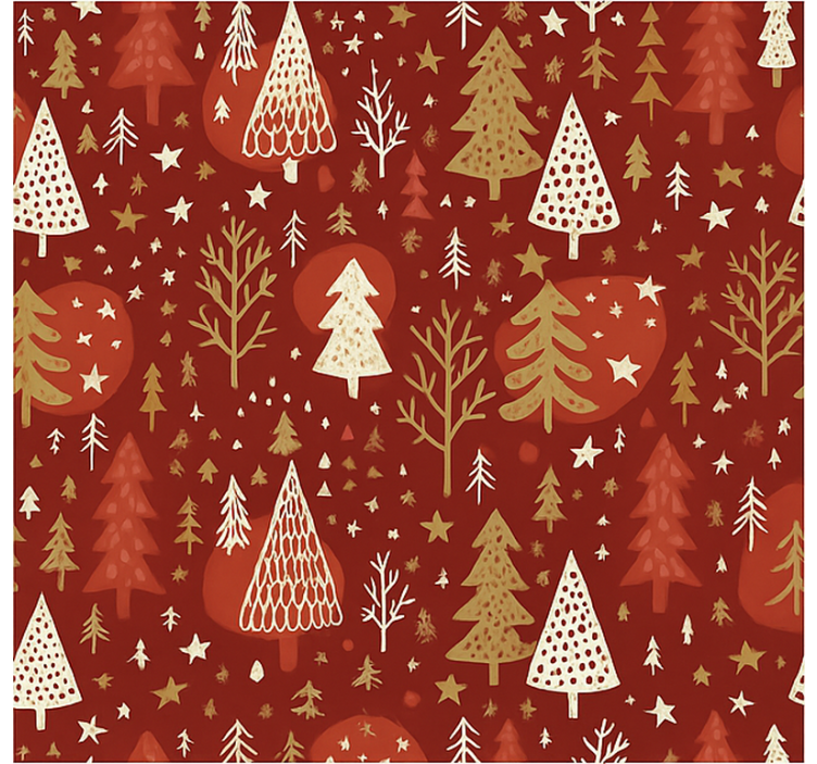 Roleta do salonu zielone świąteczne ikony - TenStickers