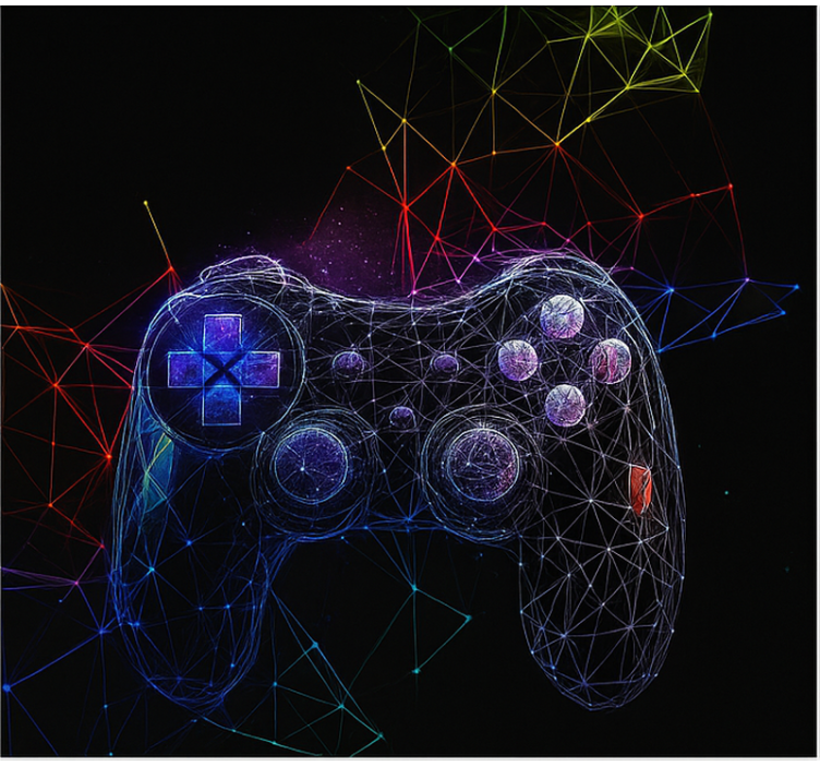 Roleta gamer konsola do gier dna - TenStickers