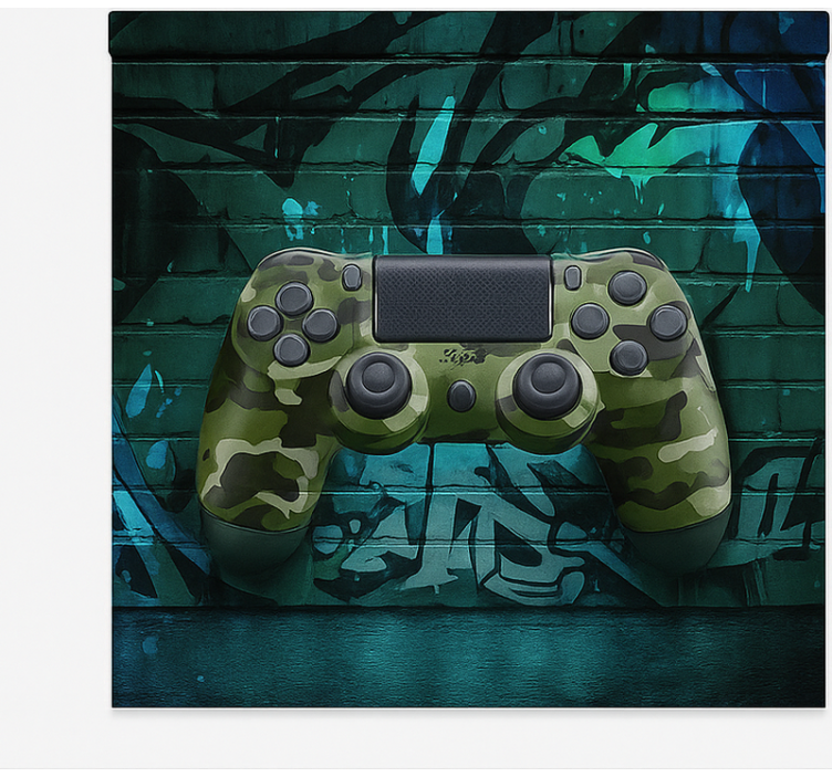 Roleta gamer kontroler do gry cammo graffiti - TenStickers