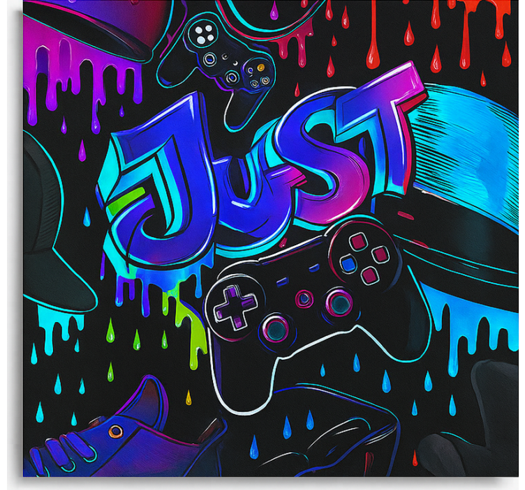 Roleta gamer kontroler do gier 3d - TenStickers