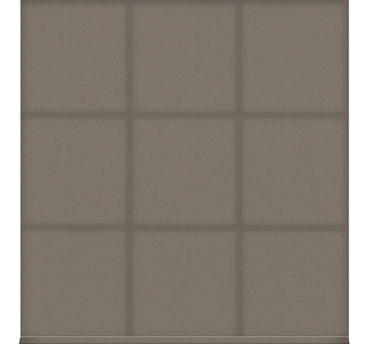 Roleta do jadalni chłodny brązowy monokolor - TenStickers