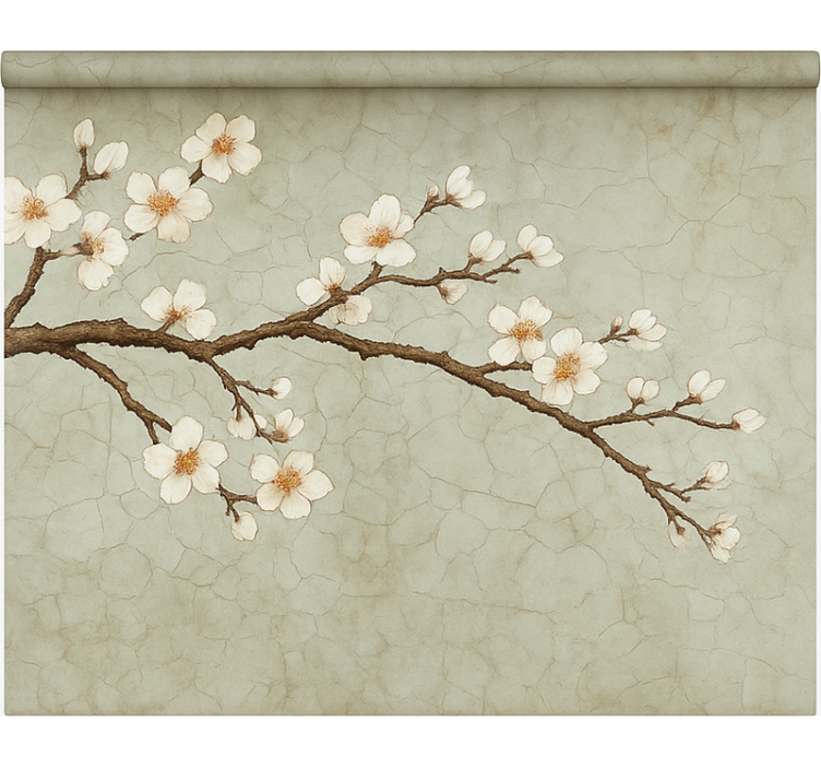 Roleta do jadalni kwitnące drzewo japońskie - TenStickers