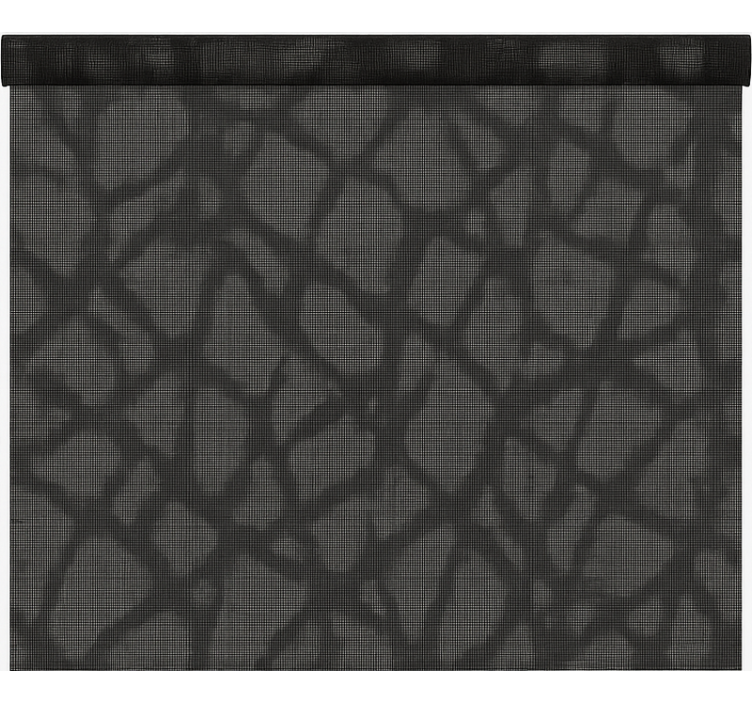 Roleta do biura przezroczysta czarna/szara - TenStickers