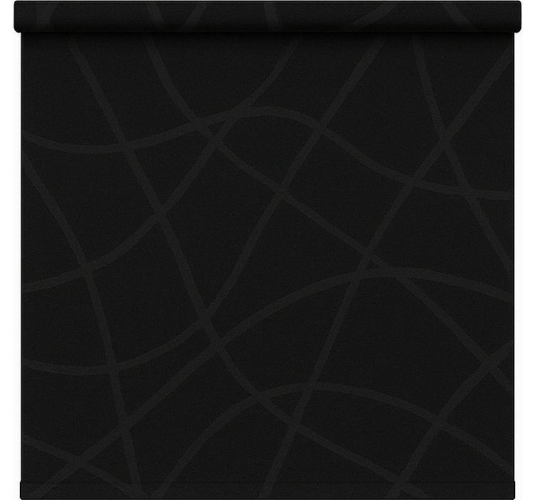 Roleta do biura w uspokajającym czarnym kolorze - TenStickers