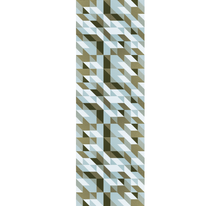 Roleta do biura nowoczesne trójkąty - TenStickers