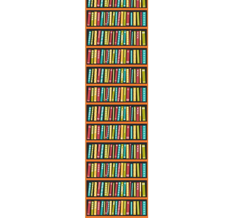 Roleta do biura w pełni kolorowej bibliotece - TenStickers