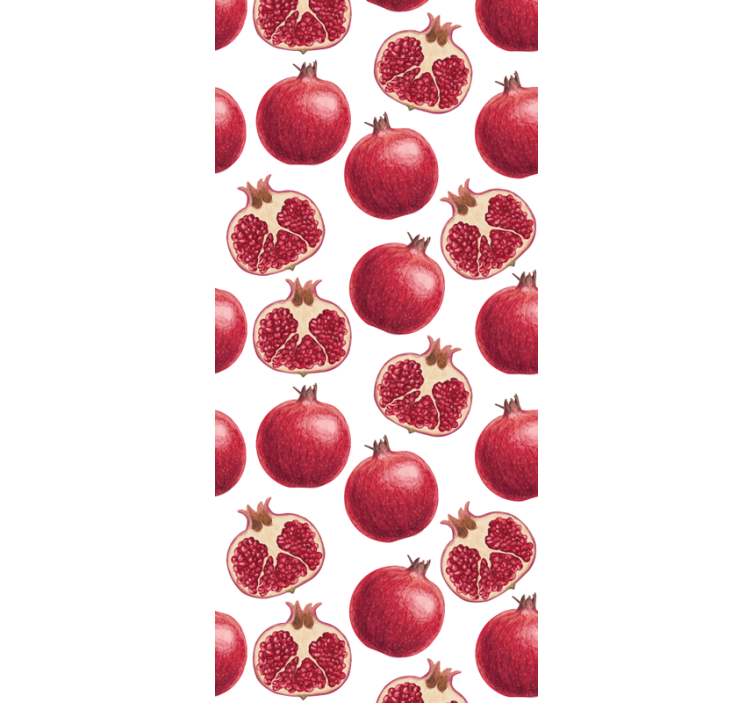 Roleta do kuchni z owocami granatu - TenStickers