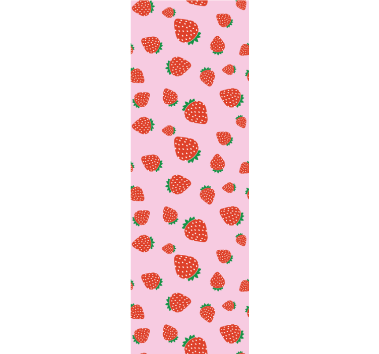 Roleta do kuchni w słodki wzór truskawek - TenStickers