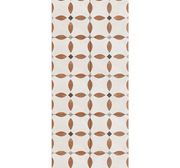 Roleta do kuchni w beżowy geometryczny wzór - TenStickers