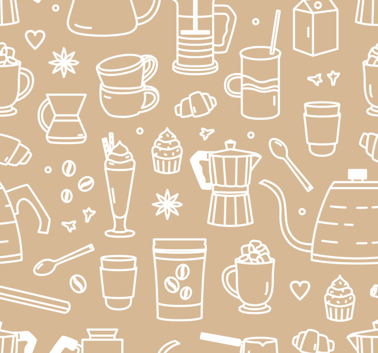 Roleta do kuchni w motywy kawowe - TenStickers