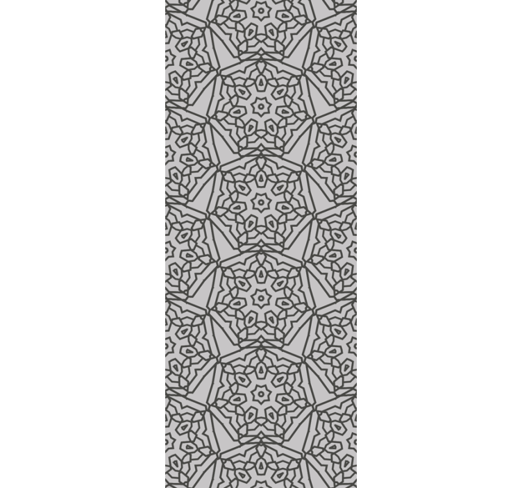 Roleta do kuchni w stylu abstrakcyjnych arabskich płytek - TenStickers