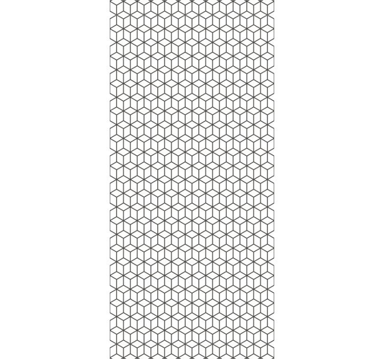 Roleta do kuchni w stylu nordyckim z kostkami - TenStickers