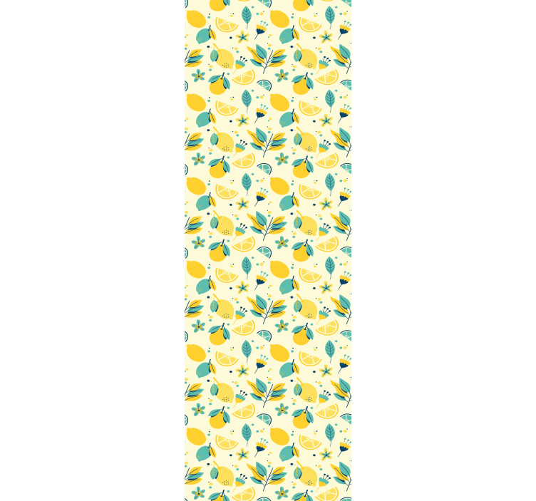 Roleta do kuchni w zabawne cytryny - TenStickers