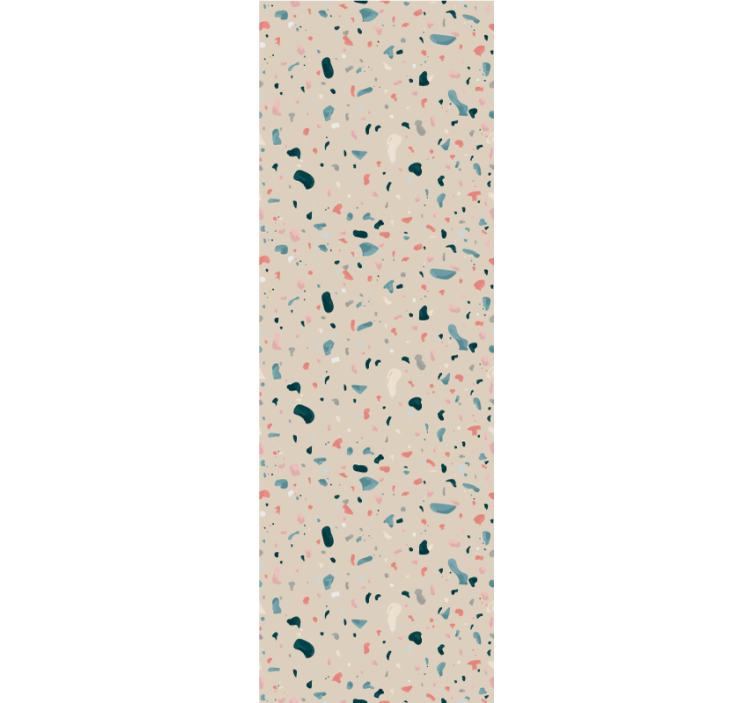 Roleta do kuchni w ręcznie malowany wzór terrazzo - TenStickers
