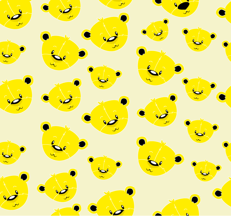 Roleta dla dzieci w uroczy wzór misiów - TenStickers