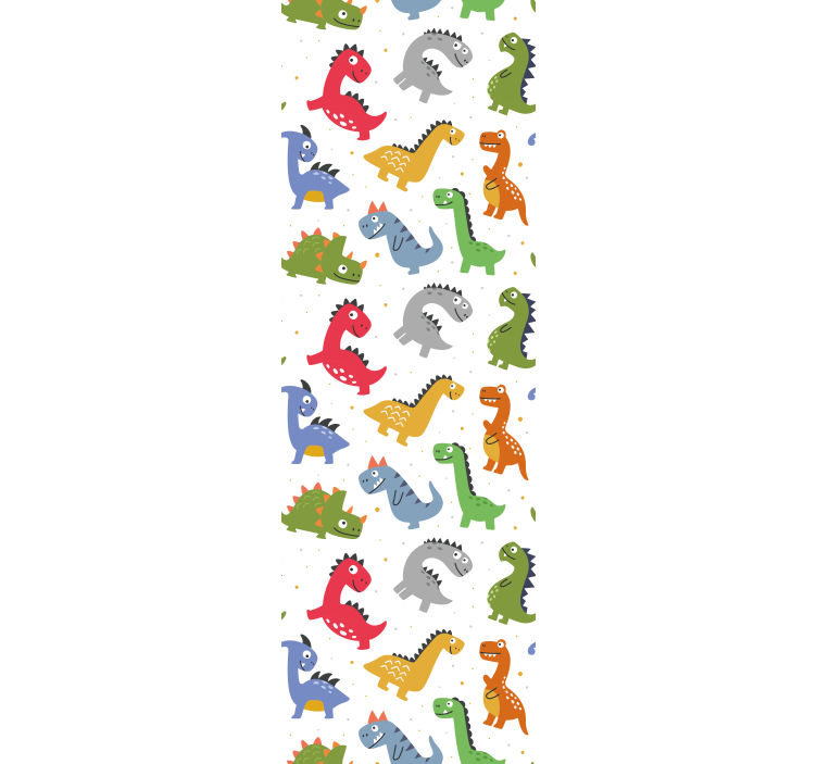 Roleta dla dzieci urocze dinozaury - TenStickers