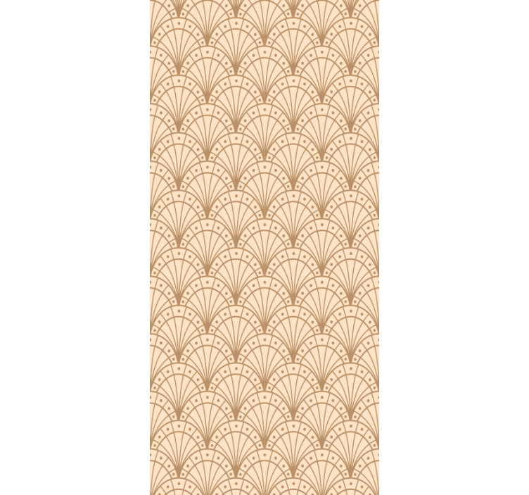 Roleta do biura z eleganckim motywem wachlarza - TenStickers
