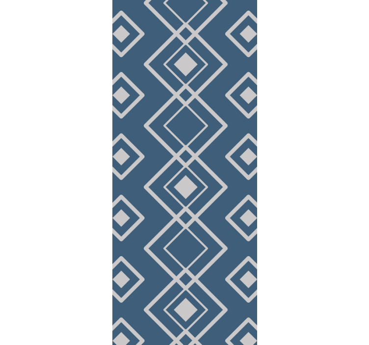 Roleta do biura geometryczna granatowa 'superfresco easy' - TenStickers