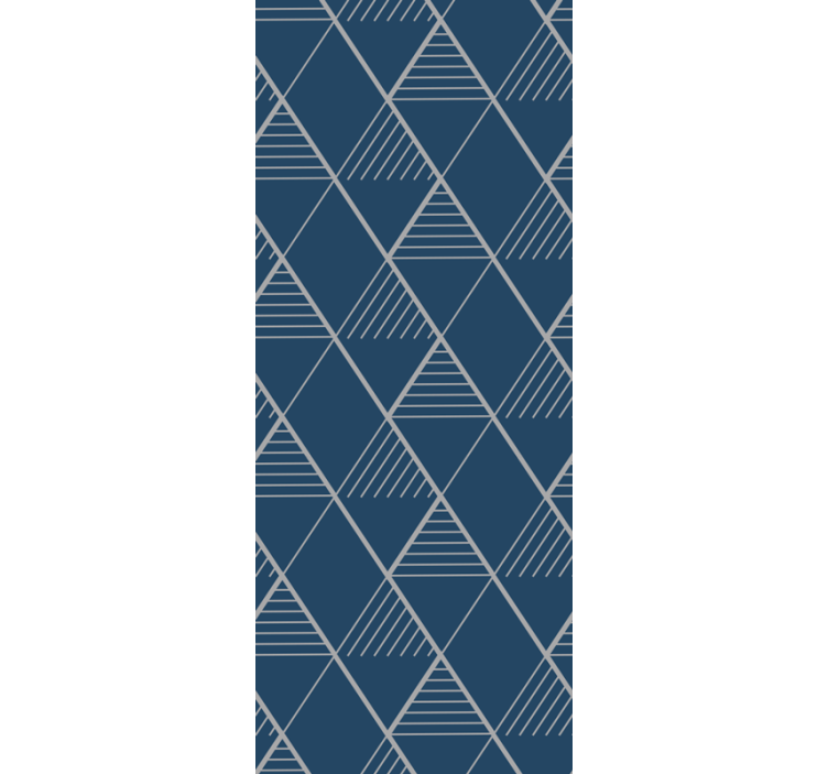 Roleta do biura w geometryczny metaliczny wzór platynowy - TenStickers