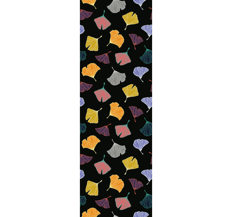 Roleta do biura liść ginkgo caltero - TenStickers