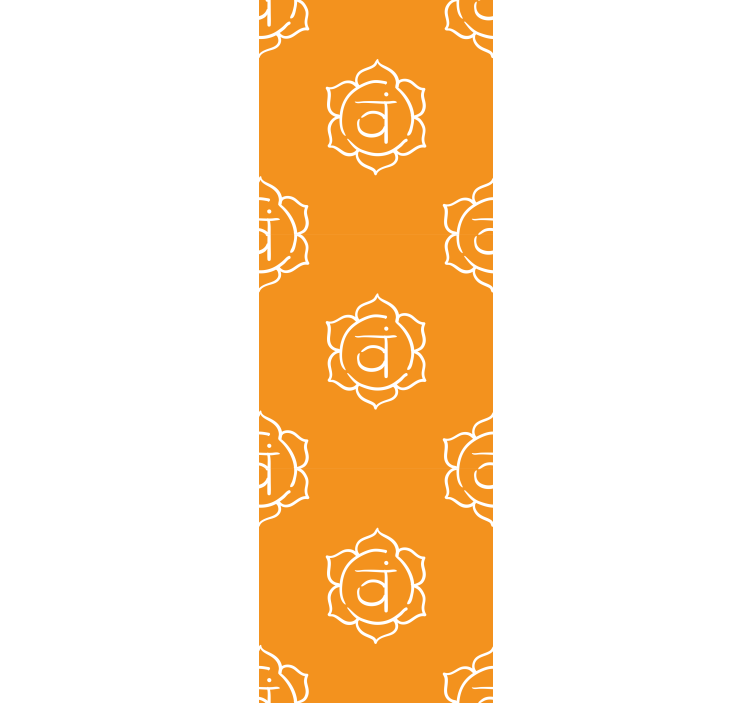 Roleta do biura piękny symbol sakralnej czakry - TenStickers