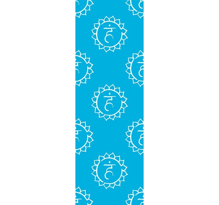 Roleta do biura symbol czakry gardła - TenStickers