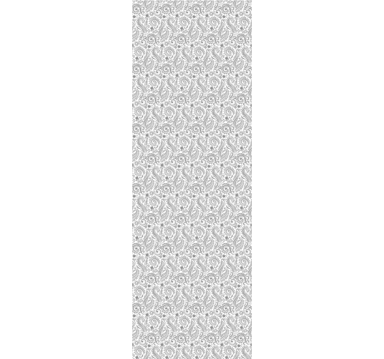Roleta do biura kwiaty ozdobne w stylu vintage - TenStickers