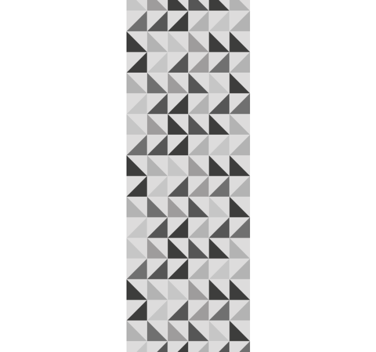 Roleta do biura w geometryczne trójkąty - TenStickers