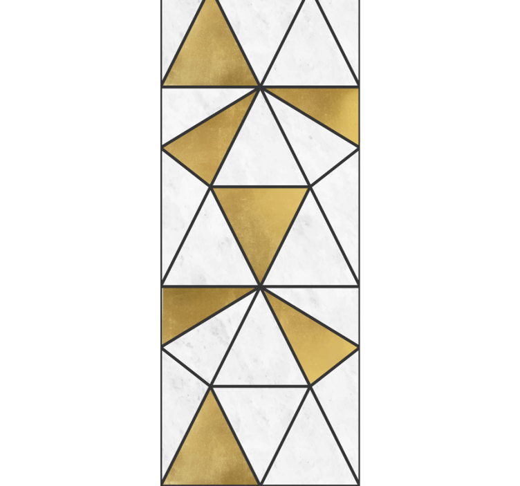 Roleta do biura w geometryczny marmurowy wzór - TenStickers