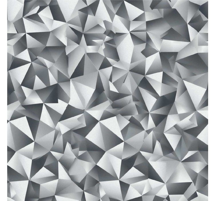 Szara roleta w szare diamenty - TenStickers