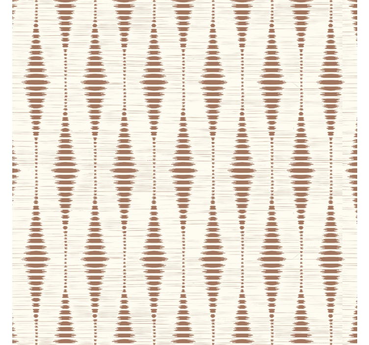 Beżowa roleta mocha mousse w wzór ikat - TenStickers