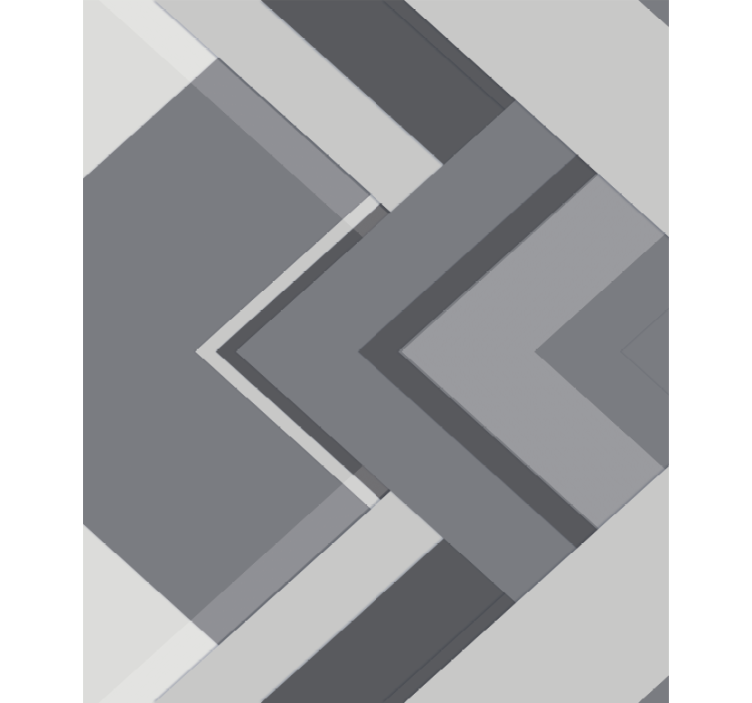 Szara roleta w geometrycznym odcieniu szarości - TenStickers