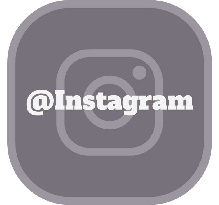 Szara roleta twojego instagrama - TenStickers