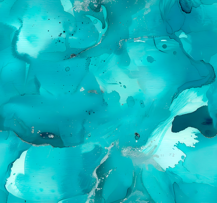 Niebieska roleta fale morskie - TenStickers