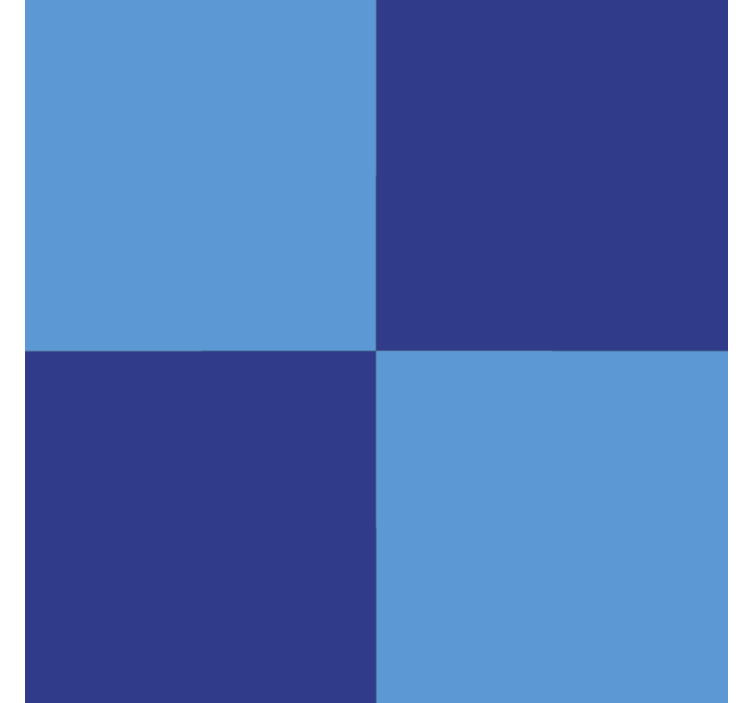 Niebieska roleta w ciemnoniebieski wzór - TenStickers