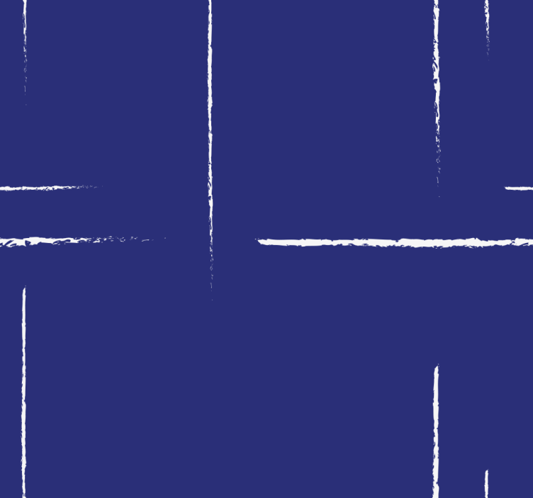 Niebieska roleta w nowoczesny wzór linii - TenStickers